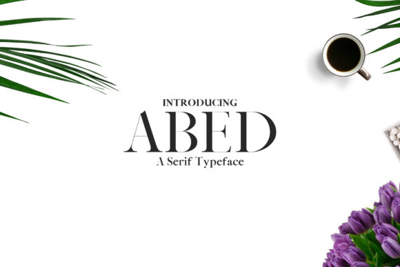 Abed: The Bold Serif Typeface for High-Impact Campaigns