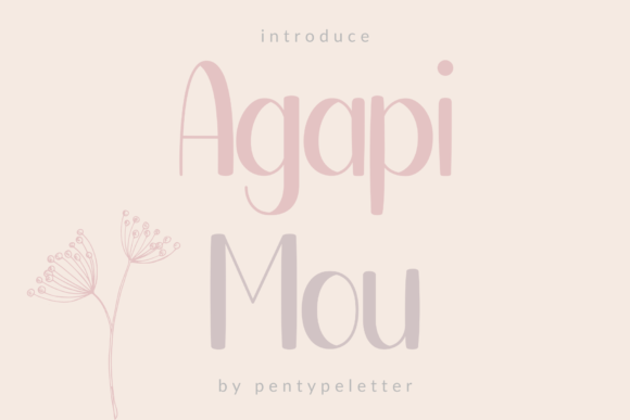 Agapi Mou: The Bold Display Typeface for High-Impact Campaigns
