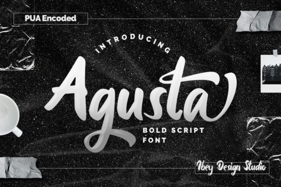Agusta: The Handwritten Typeface That Elevates Editorial Design