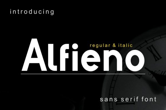Alfieno: The Bold Display Typeface That Elevates Handmade Products