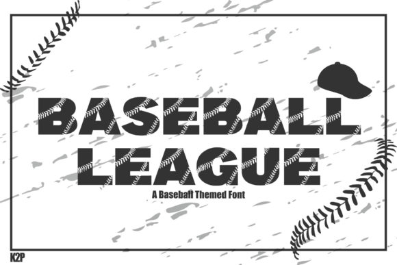 Baseball League: A Bold Decorative Typeface for Authentic Branding