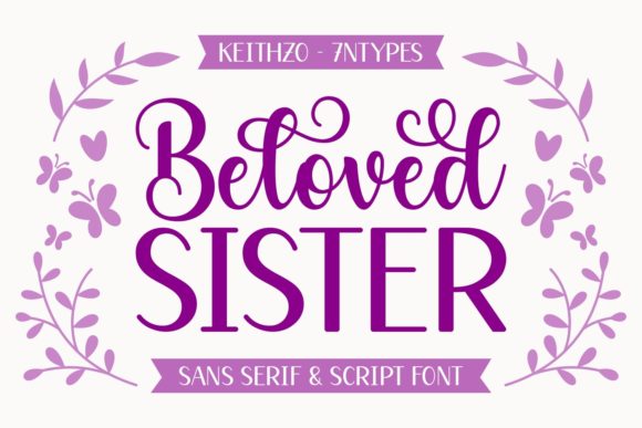Beloved Sister Duo: A Versatile Typeface for Editorial Design