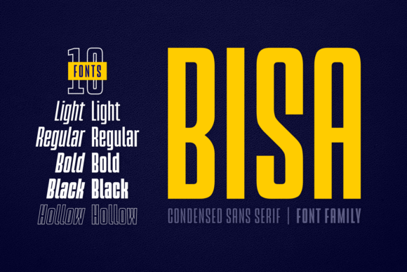 Bisa: The Bold Display Font for High-Impact Branding