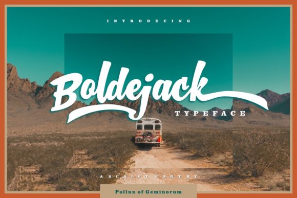 Boldejack: A Bold Handwritten Typeface for Modern Editorial Design