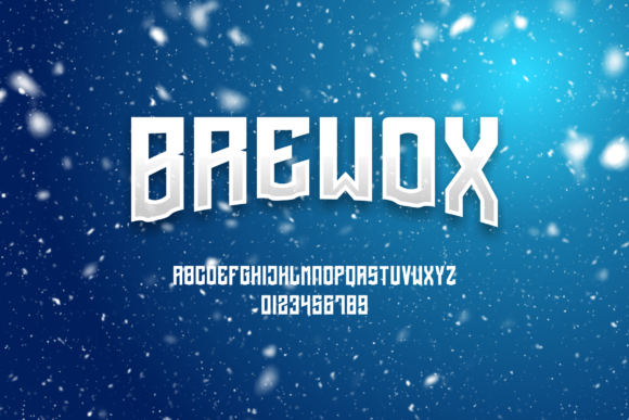 Brewox: The Bold Display Typeface for Authentic Brand Identity