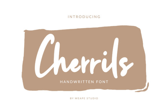 Cherrils: The Handwritten Typeface That Elevates Your Craft Shop