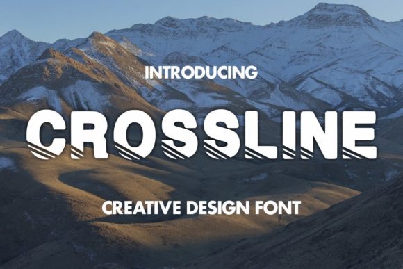 CROSSLINE: The Bold Display Typeface for Editorial Storytelling
