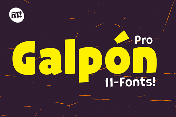 Galpon: A Bold Display Typeface for Modern Editorial Design