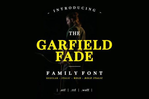 Garfield Fade Family: The Perfect Serif Font for Handmade Creators
