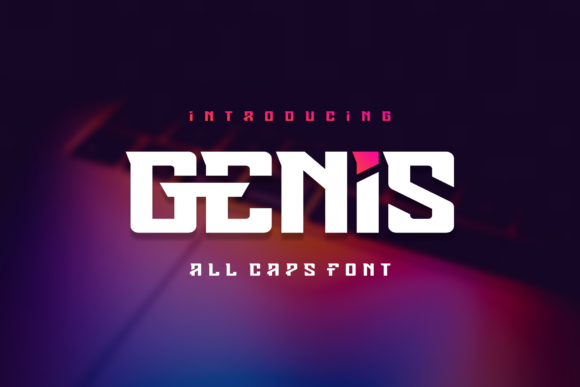Genis: The Bold Display Font for Handmade Brands and Creative Products