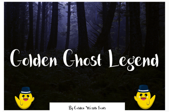 Golden Ghost Legend: The Playful Serif Font for Bold Campaigns