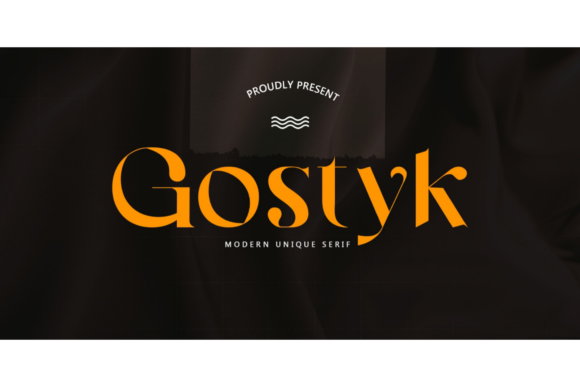 Gostyk: A Bold Serif Font for Modern Brand Identity