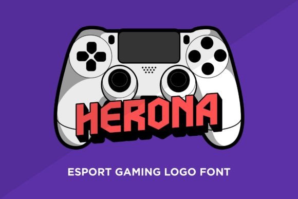 Herona: The Ultimate Display Font for Esports and Gaming Branding