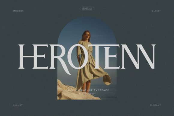 Herotenn: The Bold Serif Font for High-Impact Campaigns