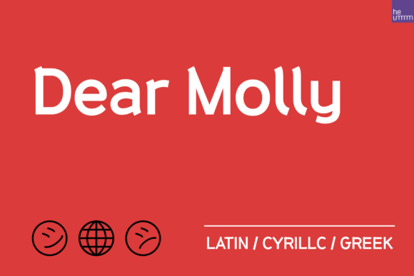 HU Dear Molly: A Bold Display Font for Modern Web Design