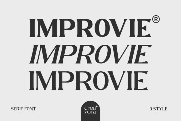 Improvie: The Bold Serif Font That Elevates Real Branding Projects