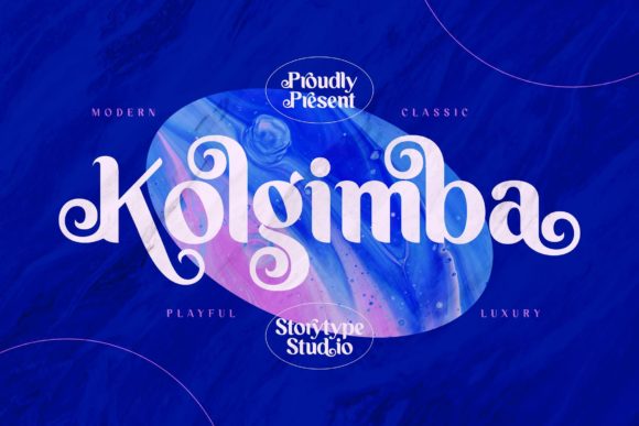 Kolgimba: The Bold Serif Font for Standout Editorial Design