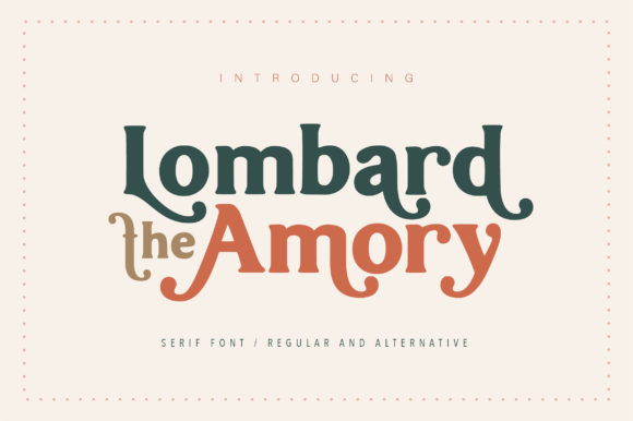 Lombard: The Bold Serif Font That Elevates Campaign Headlines