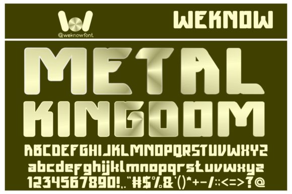 Metal Kingdom: The Bold Typeface for Editorial Design