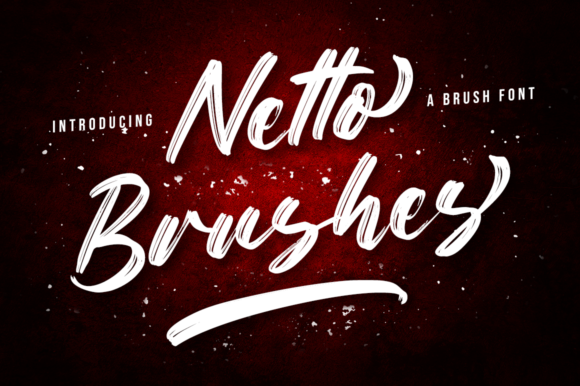 Netto Brushes: The Bold Brushed Handwritten Font for Dynamic Branding