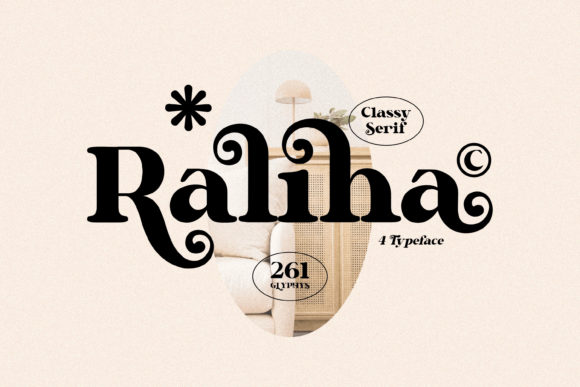 Raliha: The Bold Serif Typeface for Editorial Design