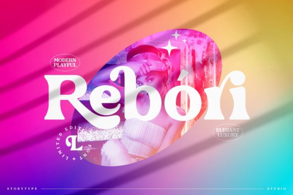 Rebori: A Bold Serif Typeface for Modern Web Design