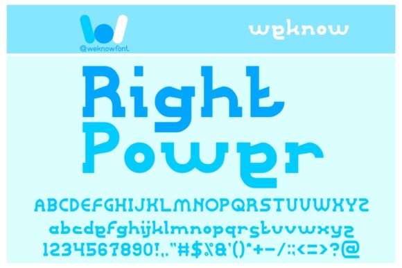 Right Power: The Bold Typeface for Scroll-Stopping Brand Identity