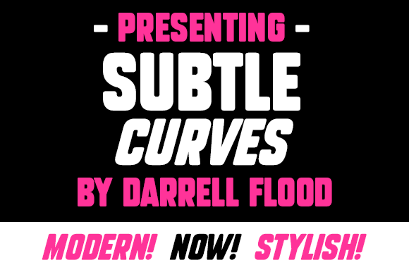 Subtle Curves: A Bold Sans Serif Typeface for Modern Web Design