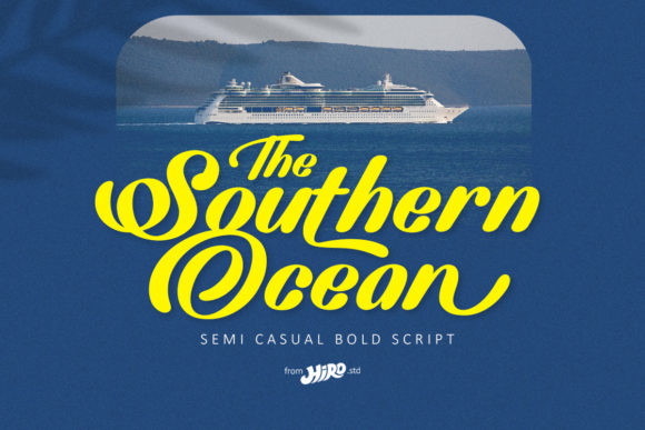 The Southern Ocean: A Handwritten Typeface for Editorial Design