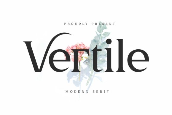 Upgrade Your Brand Identity with the Elegant Vertile Typeface