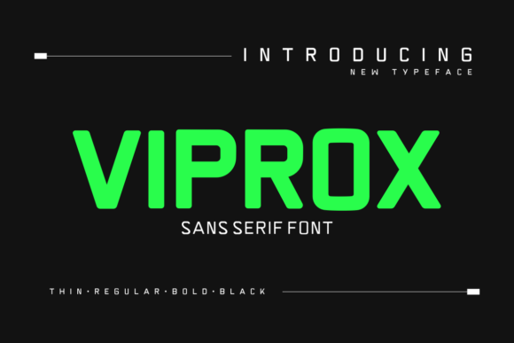 Viprox: A Bold Display Typeface for High-Impact Web Design