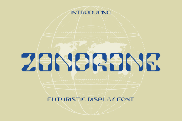 Zondrone: The Bold Typeface for Futuristic Craft Brands